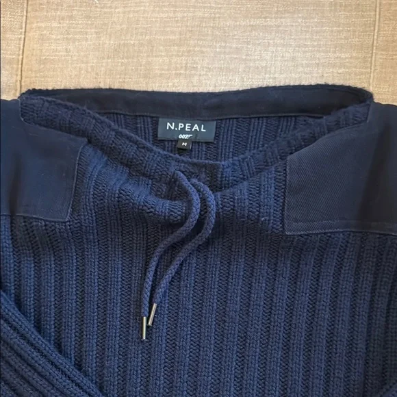 Men's 007 Ribbed Army Sweater - Picture 2 of 8